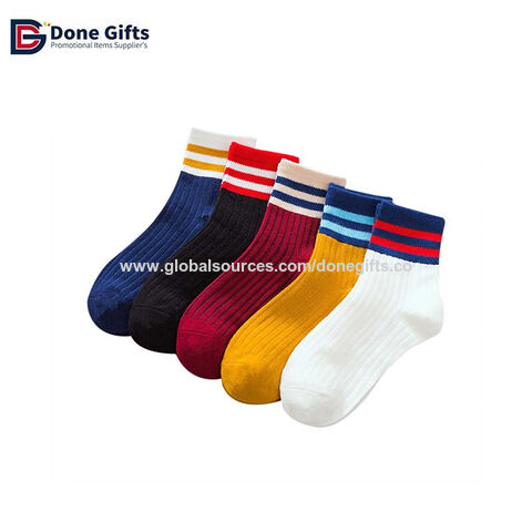 Service OEM Chaussettes de cheville pour hommes, fabriquées en coton, chaussettes courtes, chaussettes de sport invisibles pour la course