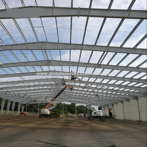 Buy Wholesale China Clear Span Metal Buildings A-frame Roof Warehouse ...