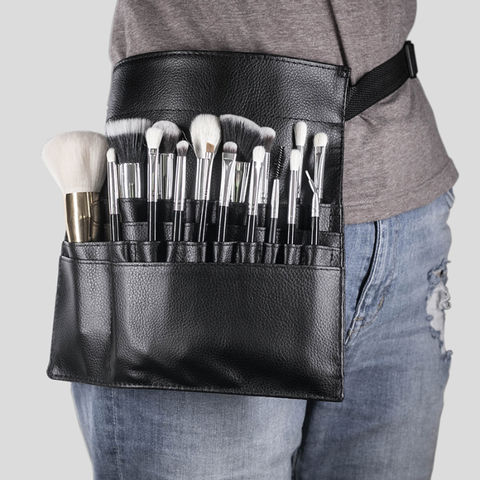Buy Wholesale China Professional Cosmetic Case Makeup Brush Organizer  Makeup Artist Bag With Belt Strap Holder & Makeup Brush Bag at USD 4.5