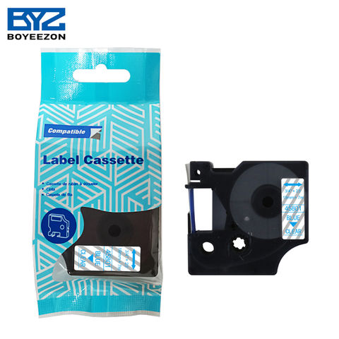 Compatible for DYMO D1 Black on White Label Tape 9mm 12mm 19mm Label Manager 