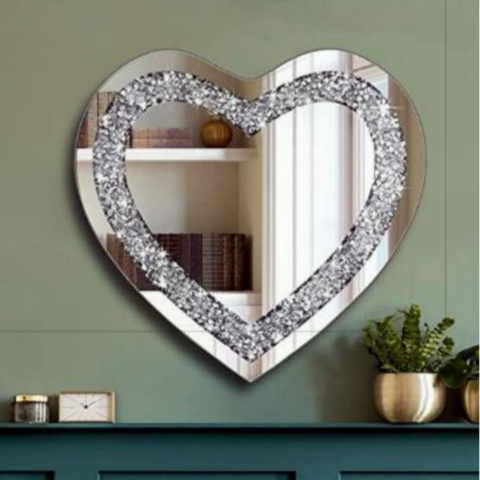 Decorative Simple Living Room Silver Wall Mirror