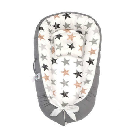 Lit bébé nouveau-né avec housse en coton amovible, co-sleeper, nid douillet pour bébé, sacs de couchage pour bébé