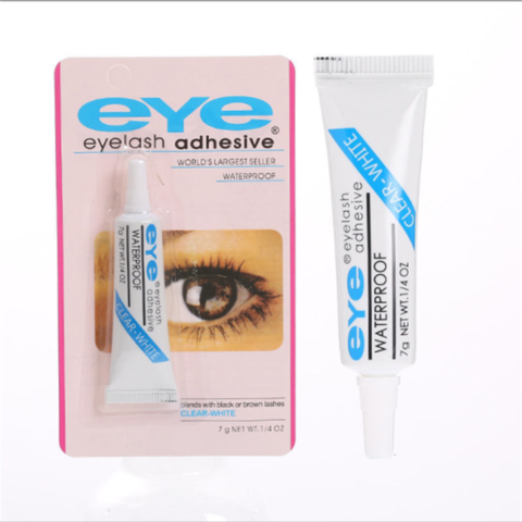 Venta al por mayor de pegamento para pestañas para ojos sensibles blanco, negro y transparente - Alta demanda