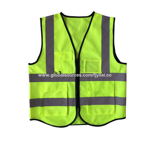 Mens Ladies High Viz Safety Reflective Work Vests Hi Vis Protective Work Wear! 