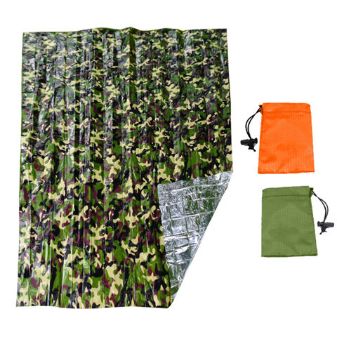Camouflage Waterproof Foil Emergency Survival Blanket Thermal Rescue BlanketODDE 