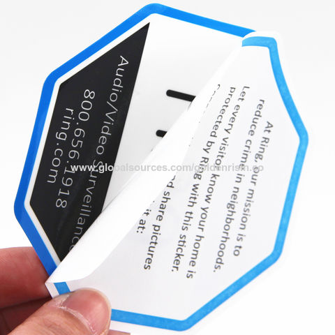 Buy Wholesale China Shield Shape Sticker Hexagon Shape Sticker Octagon ...