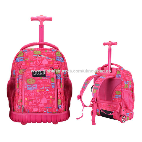kids backpack trolley