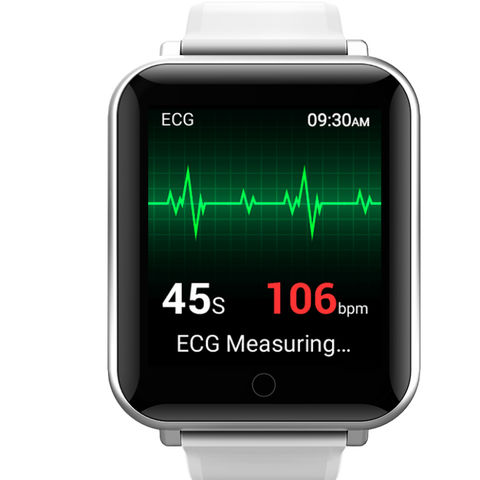 Montre fitness avec ecg, fréquence cardiaque, pression artérielle