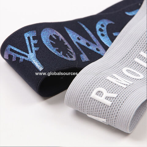 Custom Adjustable Elastic Band With Your Own Logo Personalized 3Cm