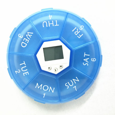 3-Pack Portable Pill Box,3 Compartment Keychain Aluminium Alloy