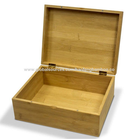 صندوق تذكار من الخيزران بغطاء مغناطيسي | صندوق خشبي للتخزين والمجوهرات for sale at factory direct price