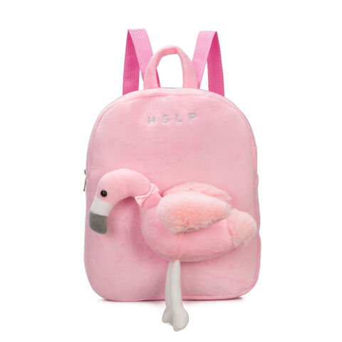 Mochilas Escolares Infantis Série Zoológico: Mochilas Infantis 3D Fofas de Animais, Bolsas de Ombro de Pelúcia