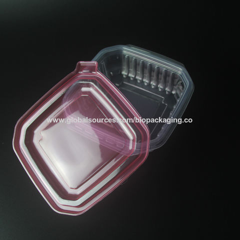 Buy Wholesale China Microwaveable Takeaway Disposable Transparent Plastic  Food Container & Disposable Food Containers at USD 0.045