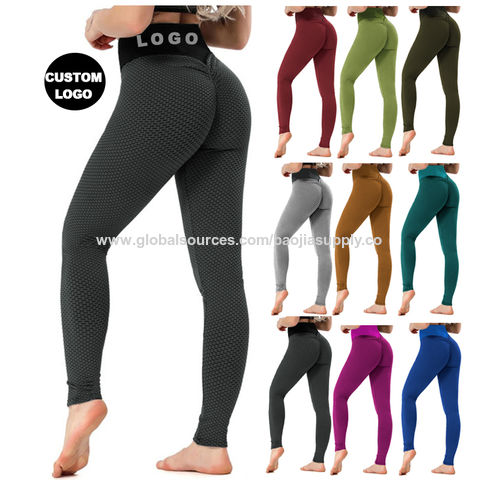 Custom Logo Fitness Butt Lift Feels like Skin Pocket Yoga Leggings Hig –  Vastlys