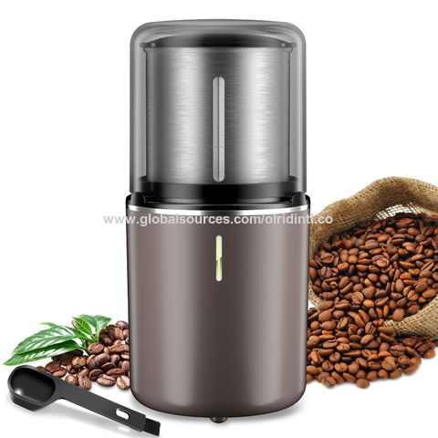 Cordless Coffee Grinder Electric, USB Rechargeable Coffee Bean Grinder with  Removable Bowl 