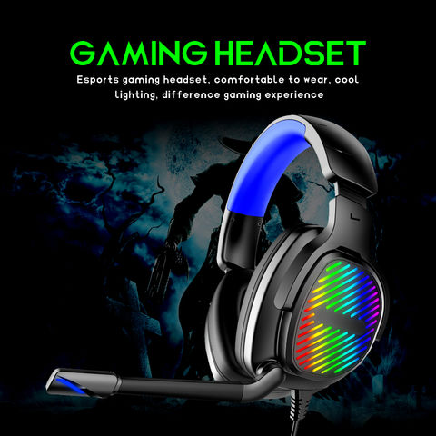 Buy Wholesale China Quality Super Bass  Mm Gaming Headsets With Mic  Dynamic Rgb Lights Dj Studio Headphones & Gaming Headset at USD  |  Global Sources