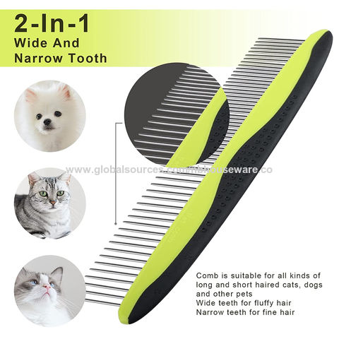 wide tooth cat comb