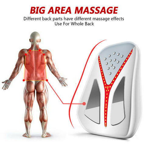 Buy Wholesale China Electric Heating Back Massager Ems Vibration Lumbar  Neck Back Shoulder Waist Care Massage Machine & Electric Heating Back  Massager at USD 38