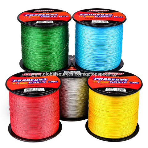 Power Fishing Line Strong Strength Multifilament Line Pe 4 Strand