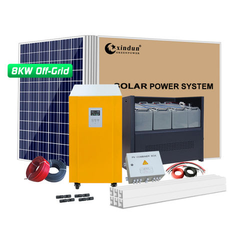 Buy Wholesale China Off-grid Solar Power System 8kw 10kva For Home ...