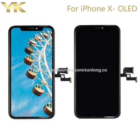 Compre Reemplazo de Vidrio de Pantalla Táctil Digitalizador Para Iphone X  5.8 Pulgadas - Negro en China