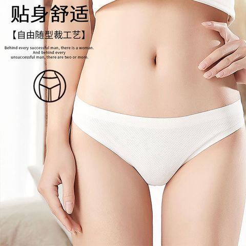 Women T-back Underwear Soft Breathable Cotton Low Waist Thong G