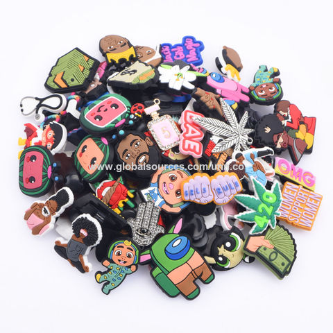 Wholesale New Customizable Wholesale Designer Mexican Pack Metal Shoe Logo  Charm Decoration Croc Shoe Charms From m.