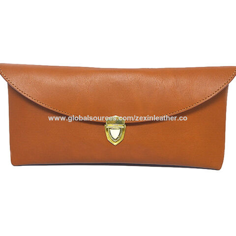 Clutch PU Leather Wallet Handbag Card Holder Zipper Purse Key Chain Bag  Pouch
