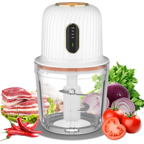 Buy Wholesale China 200w Battery Operated  Hot Olrid 600ml Portable Meat  Grinder Mini Electric Meat Grinder & Electric Meat Grinder at USD 11.5