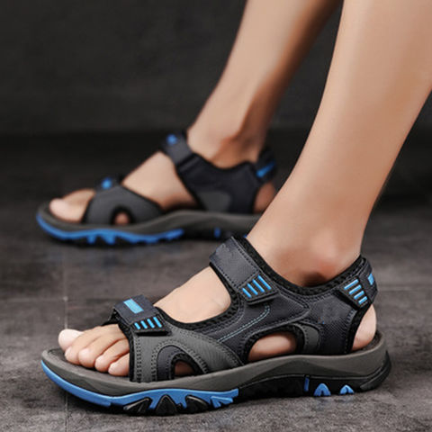 Men's Summer Handmade Closed-toe Leather Sandals | Calceus-hancorp34.com.vn