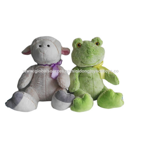green sheep plush toy