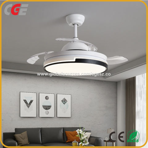 Whole China Retractable Indoor Ceiling Fan With Led Light And Remote Control For Living Room Dining Bedroom At Usd 36 4 Global Sources - Indoor Ceiling Fan With Light And Remote Control