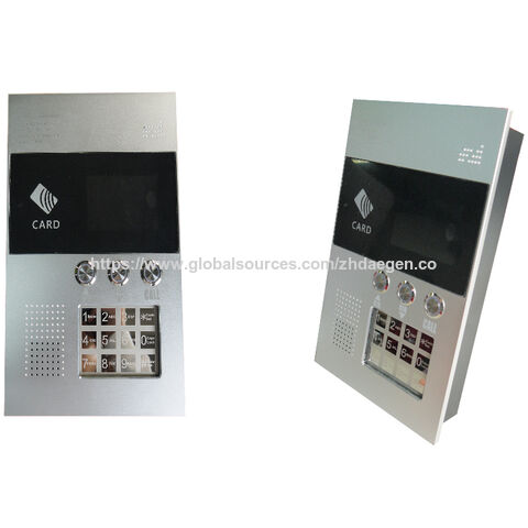 Wireless Building Audio Intercom System With Communication By Telephone ...