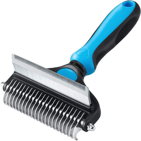 Buy Wholesale China Double Sided Deshedding Comb Pet Dog Grooming