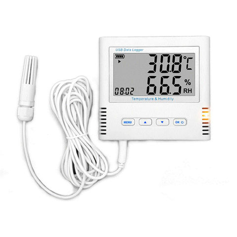 Tuya Smart Wifi Water Temperature Humidity Sensor Indoor Outdoor freezer  Thermometer Hygrometer External Probe LCD Screen Alarm