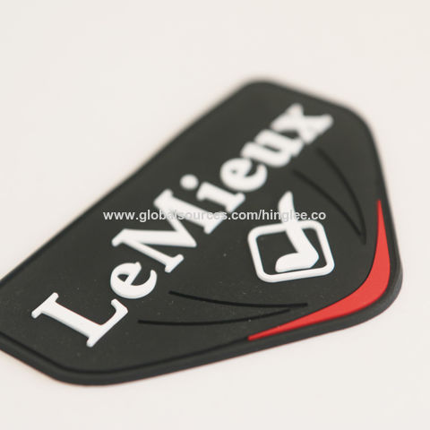 Custom Logo 3D PVC Soft Rubber Patch TPU and Silicone Heat