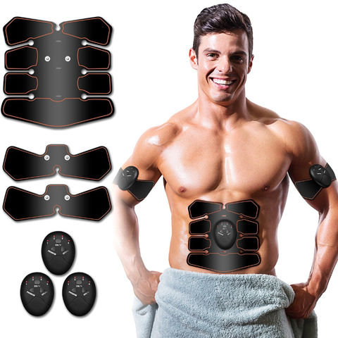 1Set Electric Abdomen Arm Hip Muscle Toning Stimulator Training Machine Workout 
