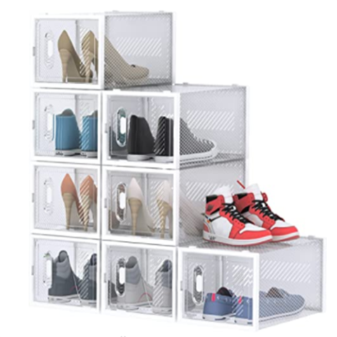 Boîte de rangement en plastique transparent pour chaussures Boîte à tiroirs  Boîte de rangement pour chaussures Accueil 