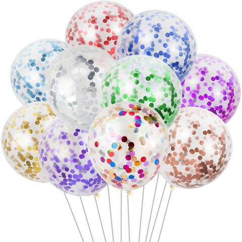 houding efficiëntie Zie insecten Buy Wholesale China 100 Pieces Multicolored Confetti Balloons Rainbow  Pre-filled Sequined Foil Latex Balloons 12 Inches & Latex Balloons at USD  2.61 | Global Sources