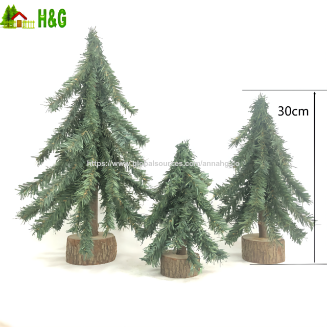 Mini árbol de Navidad artificial 2021 para decoración del hogar, mini árbol de Navidad de mesa de 30 cm for sale at factory direct price