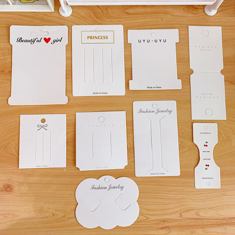 Wholesale Paper Necklace Display Cards 