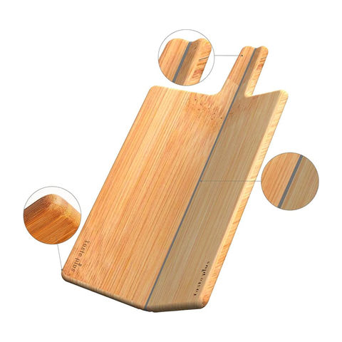 Buy Wholesale China Folding Bamboo Cutting Board With Handle