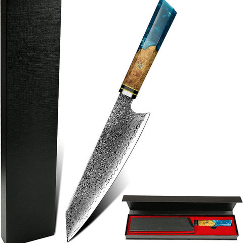 Yangjiang Knife Factory Vg10 Steel 67 Layers Professional Japanese Chefs  Damascus Chef Knife Kitchen Knife - China Damacus Knife and Kitchen Knife  price