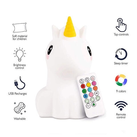 Wholesale Kids Cute Cartoon Stylish Rainbow Unicorn overnight