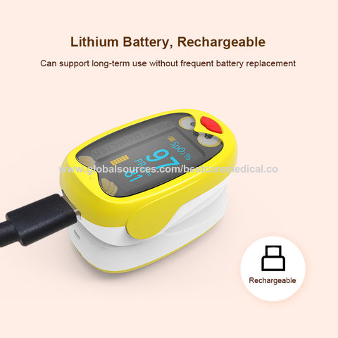 Buy Wholesale China 2021rechargeable Oximeters Pediatric Cartoon Oximetro  Oxymetre Colorful Fingertip Pulse Oximeter & Pulse Oximeter at USD  |  Global Sources