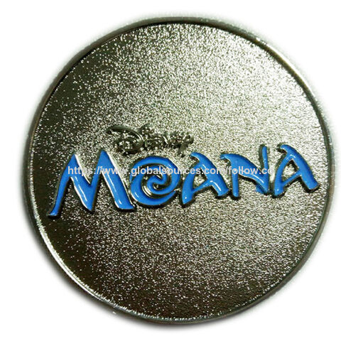 Moeda Colecionável para MOANA com textura na parte inferior for sale at factory direct price