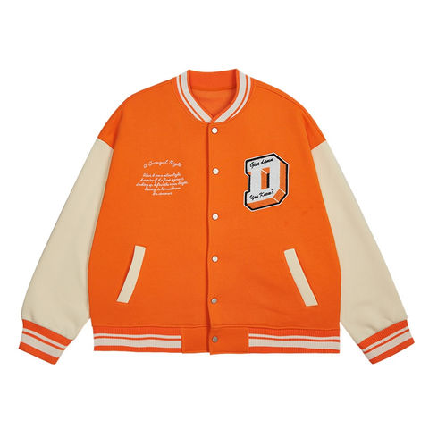 Source OEM Embroidery Patches Custom Men Letterman jacket Baseball Leather  Street Plus Size coat Jacket for men on m.