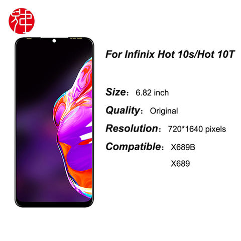 infinix hot10s lcd