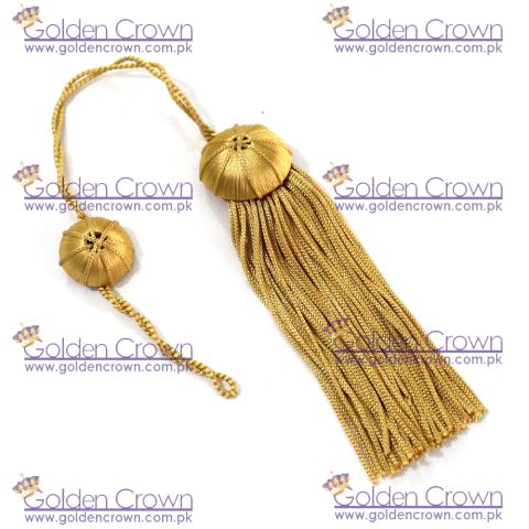 Bookmark Tassels Flag Gold (50)*