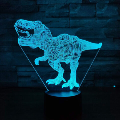 Creative 3D dinosaur glow lamp Cartoon desktop night light 